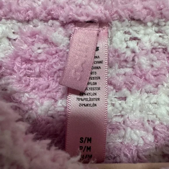 Skims Petal Pink Cozy Zip Up Jacket - Picture 7 of 7